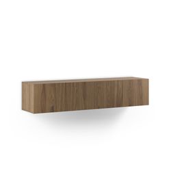 Wooden TV stand in oak color, 180 x 35 x 38 cm | Daroca