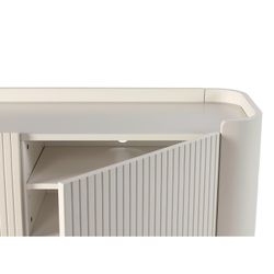 Cream-colored wooden TV stand, 180 x 40 x 55 cm | Willa