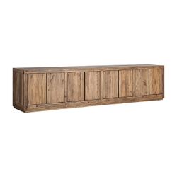 Mueble TV de madera en marrón, 280 x 48 x 65 cm | Norvik