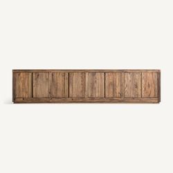 Mueble TV de madera en marrón, 280 x 48 x 65 cm | Norvik
