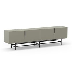Living room set consisting of a green sideboard and TV stand | Eldia
