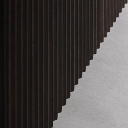Mueble TV de madera y piedra en marrón, 200 x 40 x 50 cm | Cenves