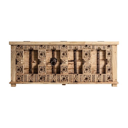 TV-meubel. Natuurlijk mangohout Phalodi Surt, 171 x 53 x 63 cm