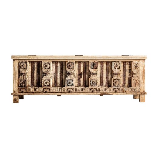 TV-meubel. Natuurlijk mangohout Phalodi Surt, 171 x 53 x 63 cm