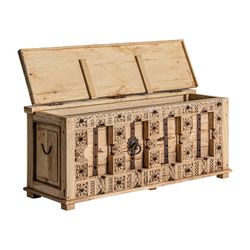 TV-meubel. Natuurlijk mangohout Phalodi Surt, 171 x 53 x 63 cm