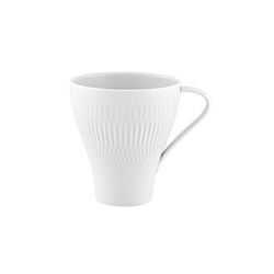 Caneca de porcelana em branco, 13 x 10,1 x 11,3 cm | utopia