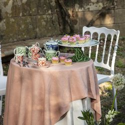 Mug en porcelaine vert et blanc antique, 12 x 8,8 x 9,7 cm | Le sens