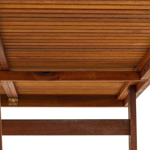 NEWBURY - Eucalyptus træbord 220 x 100 x 76 cm