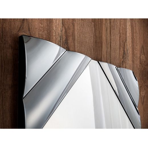 ONDAS-Espejo de pared esquinas onduladas 80x4x180 cm