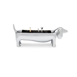 Organisateur d'anneaux pour chien Dachsie Chrome 12,7x3,8x5,7cm