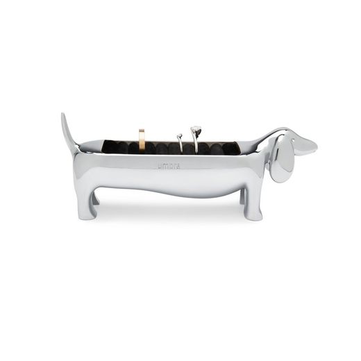 Organisateur d'anneaux pour chien Dachsie Chrome 12,7x3,8x5,7cm