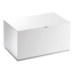 Organisateur de salle de bain en ABS blanc, 16 x 10 x 9 cm | Voile