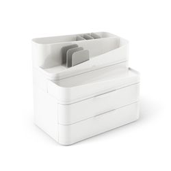 White and gray polystyrene organizer, 27 x 18 x 25 cm | glam