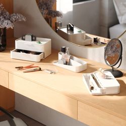 White and gray polystyrene organizer, 27 x 18 x 25 cm | glam