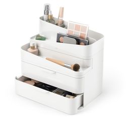 White and gray polystyrene organizer, 27 x 18 x 25 cm | glam