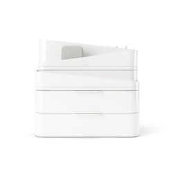 White and gray polystyrene organizer, 27 x 18 x 25 cm | glam