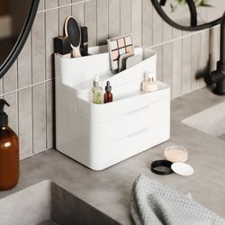 White and gray polystyrene organizer, 27 x 18 x 25 cm | glam