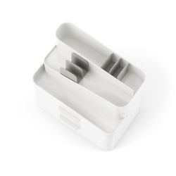 White and gray polystyrene organizer, 27 x 18 x 25 cm | glam