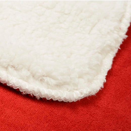 Couverture en polyester SHEEP-Red, 130x170 cm