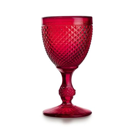 Pack of 4 Red Bicos Water Cups, Ø8.8x17cm