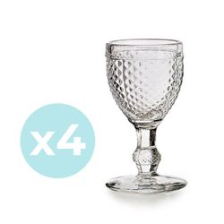 Pack of 4 Bicos Liquor Glasses, Ø5.2x10.1cm