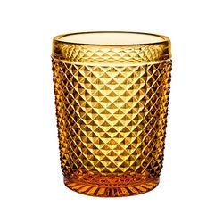 Lot de 4 verres bas Bicos Ambre, Ø8,6x10,7cm