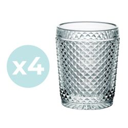 Förpackning med 4 Bicos Low Glass, Ø8,6x10,7cm