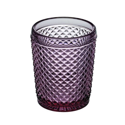 Set van 4 roze Bicos lage glazen, Ø8.6x10,7cm
