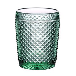 Packung mit 4 Minzgrünen Bicos Niedrigen Gläsern, Ø8,6x10,7cm