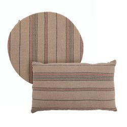 Pack of linen cushions, 2 pieces