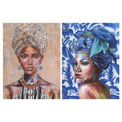 Packs de tableaux de femmes ethniques, 2 pièces