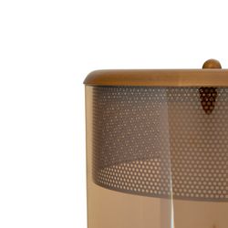 PANBAT - Lampe de table en verre de champagne, Ø 24 x H 40 cm