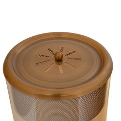 PANBAT - Lampe de table en verre de champagne, Ø 24 x H 40 cm