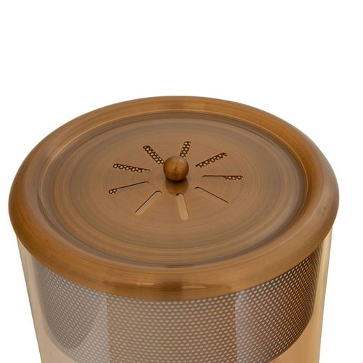 PANBAT - Lampe de table en verre de champagne, Ø 24 x H 40 cm