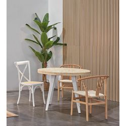 Dekoracyjny panel akustyczny z naturalnego i czarnego drewna, 60 x 2,2 x 120 cm | dźwięk akustyczny