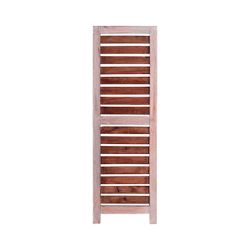 Panel decorativo de madera en marrón, 40 x 3 x 122 cm | Matera
