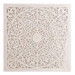 Panel Decorativo Eleonora Blanco, 120x5x120cm
