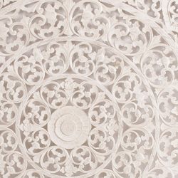Panel Decorativo Eleonora Blanco, 120x5x120cm