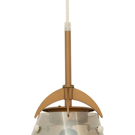 PANIST - Suspension en verre fumé, Ø 23 x H 160 cm