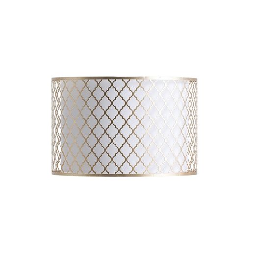 Abajur Branco/Ouro, Ø40x23cm