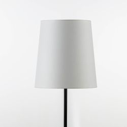 Abajur de algodão branco, 30x24x32cm