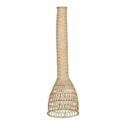 Μπαμπού και μεταλλική απόχρωση σε natural, Ø 23 x 77 cm | καλύβη από πάγο