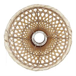 Μπαμπού και μεταλλική απόχρωση σε natural, Ø 23 x 77 cm | καλύβη από πάγο