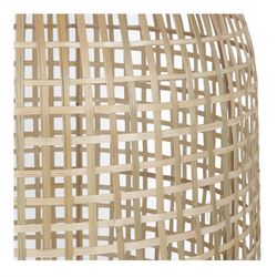 Paralume in rattan e metallo naturale, Ø 56 x 67 cm | Saipan