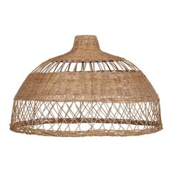 Paralume in rattan e metallo naturale, Ø 65 x 38 cm | Vittoria
