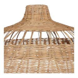 Paralume in rattan e metallo naturale, Ø 65 x 38 cm | Vittoria