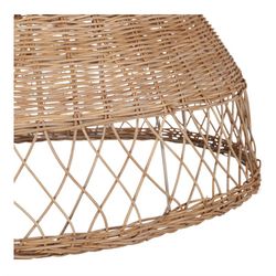 Paralume in rattan e metallo naturale, Ø 65 x 38 cm | Vittoria