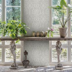 Damask Floral Wallpaper