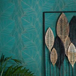 Papel Pintado Kota 1 Hojas Tropicales Verde
