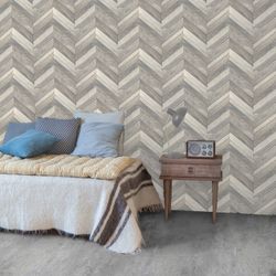 Papel Pintado Samay 3 Geométrico Gris